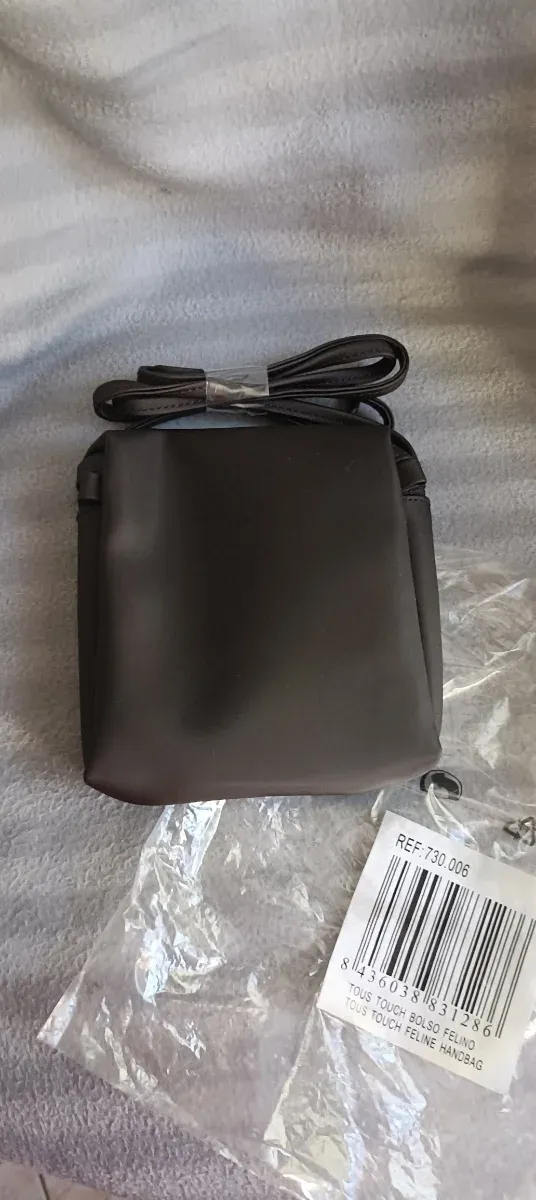 Bolso bandolera Tous marrón y dorado