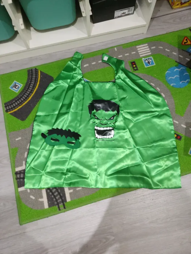 Capa y Antifaz de Hulk Talla Única
