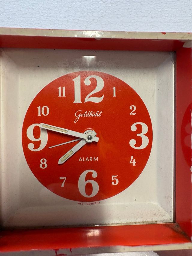 Sveglia cubo vintage Goldbühl