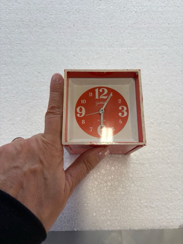 Sveglia cubo vintage Goldbühl