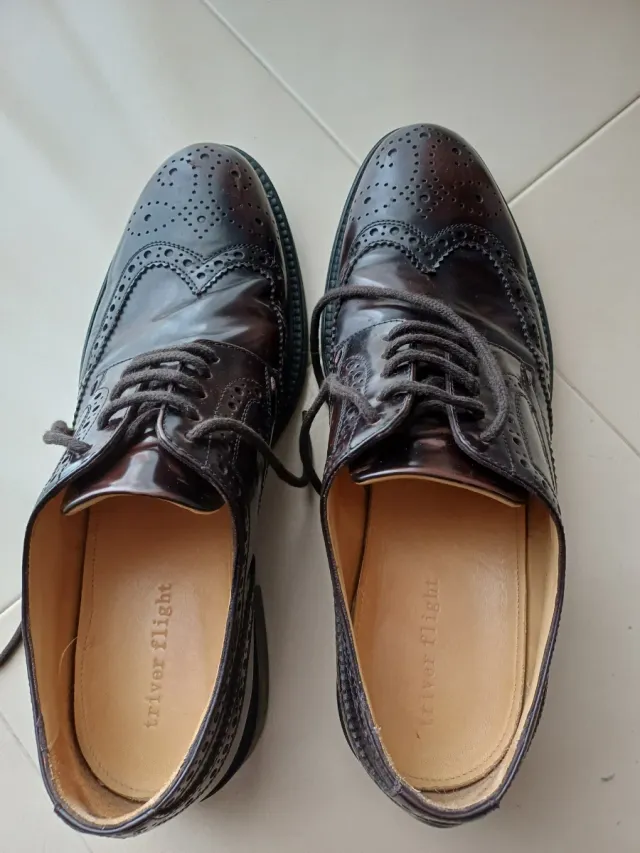 Scarpe Triver Flight uomo pelle marrone