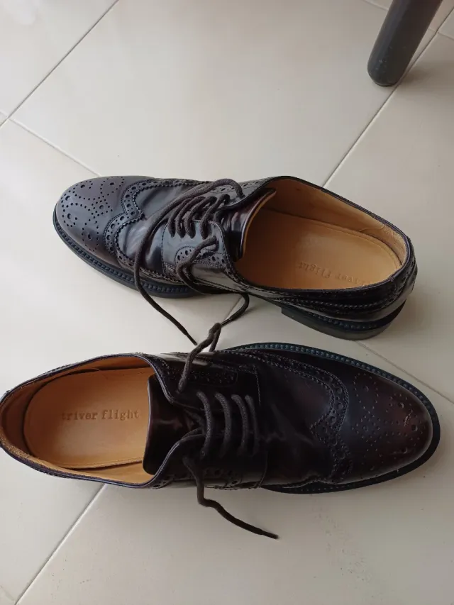 Scarpe Triver Flight uomo pelle marrone