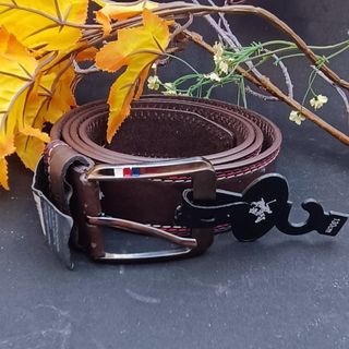 CINTURÓN HOMBRE HEBILLA MARRÓN DISEÑO ITALIANO 130