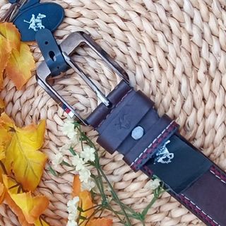 CINTURÓN HOMBRE HEBILLA MARRÓN DISEÑO ITALIANO 130