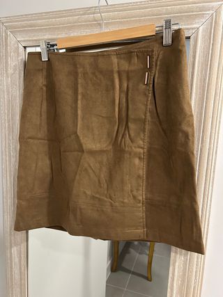 Falda Antelina Marrón