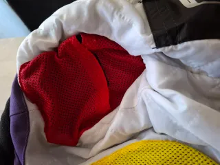 Chaqueta de motorista morada