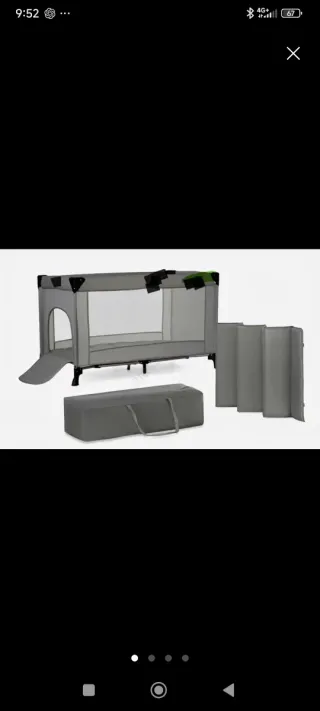 Cuna de viaje Olmitos + colchón