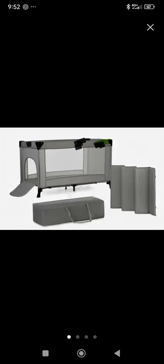 Cuna de viaje Olmitos + colchón