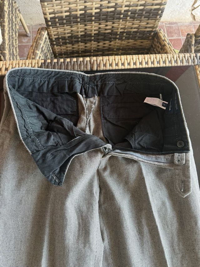 Pantalón vestir hombre Massimo Dutti gris