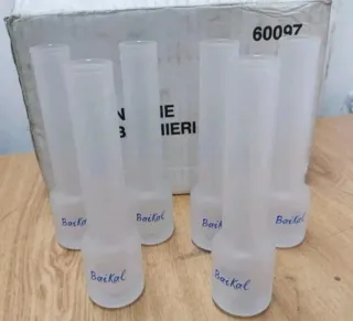 Set 6 Bicchieri Pubblicitari Baikal Vodka Vetro