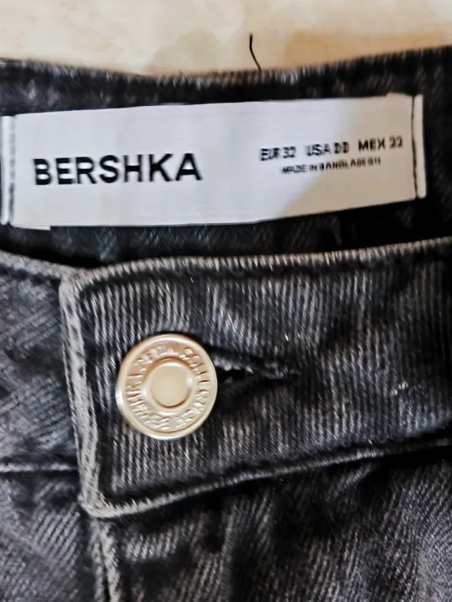 Jeans donna cargo neri/grigi