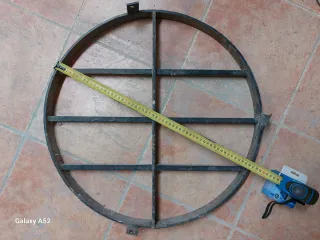 Reja Redonda 57cm Hierro Forjado