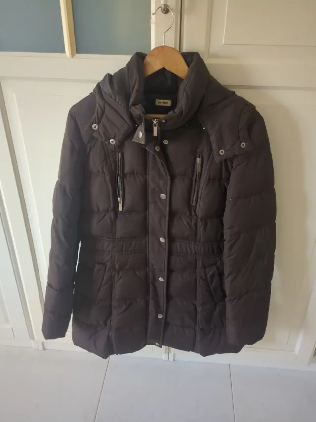 Abrigo plumífero Pimkie marrón Talla L