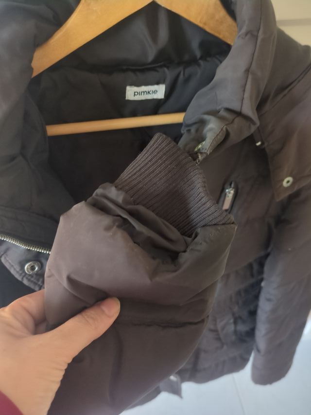 Abrigo plumífero Pimkie marrón Talla L