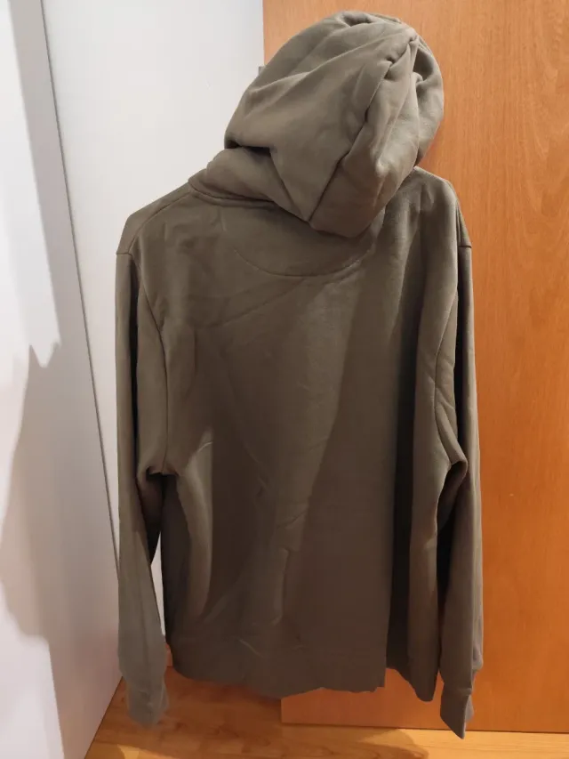 Sudadera GANT verde con capucha