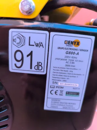 Generador Eléctrico Genyx Energy