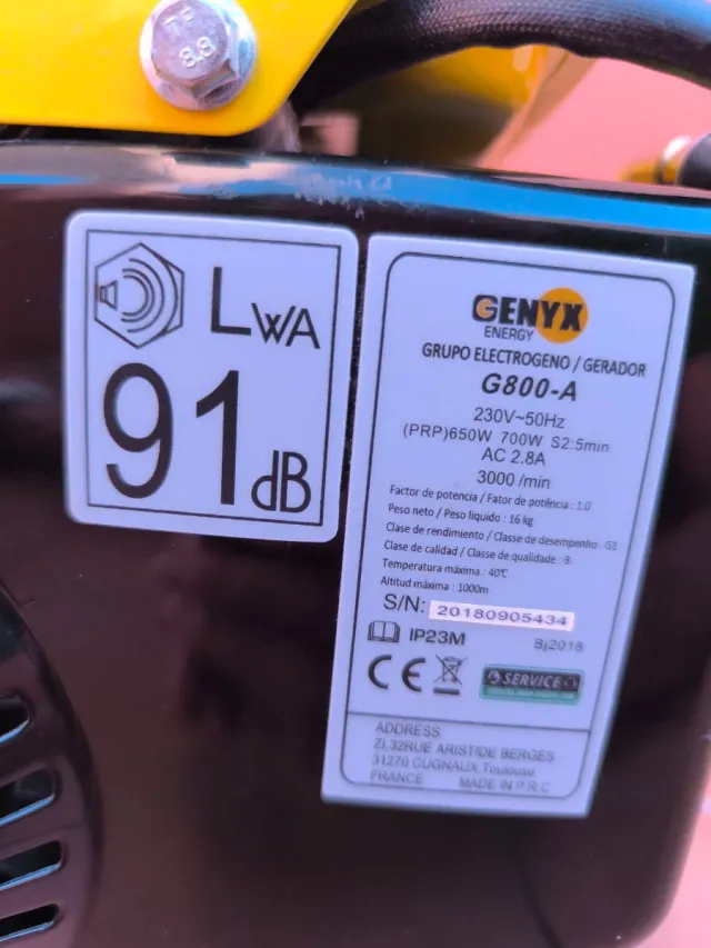 Generador Eléctrico Genyx Energy