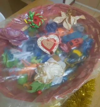 Cesto decorativo intrecciato