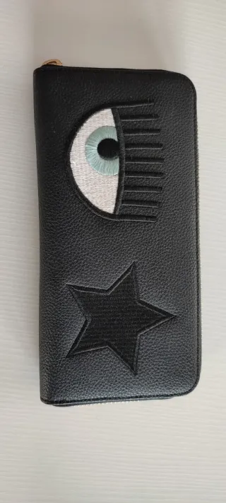 Portafoglio Chiara Ferragni Pelle Nero
