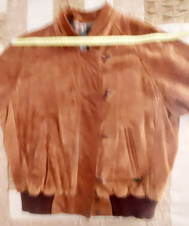 Cazadora ante caballero marrón teja