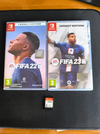 Pacchetto Giochi FIFA 22, 23 Legacy e FC 24 Switch