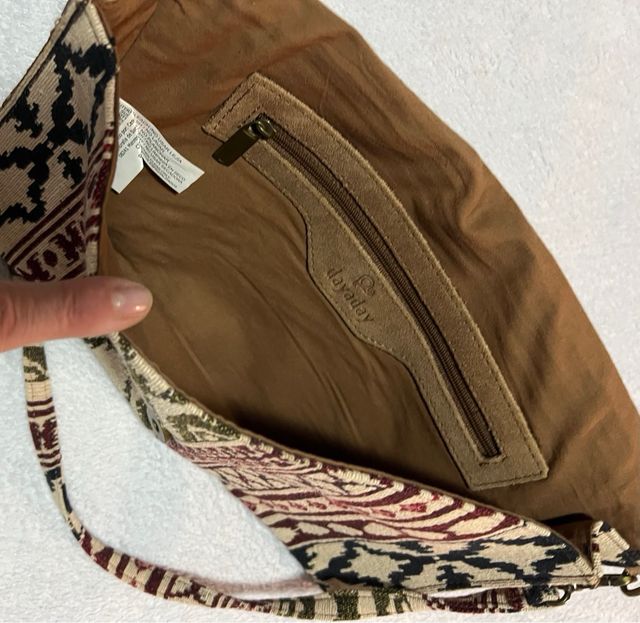 Bolso Dayaday marrón con flecos