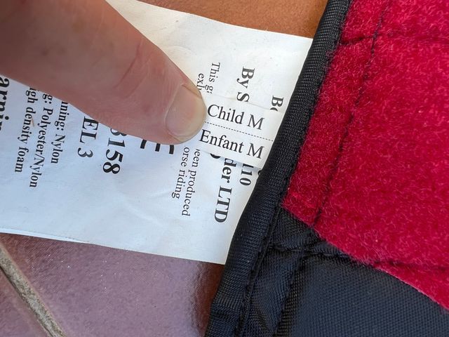 Chaleco equitación Fouganza Talla 16