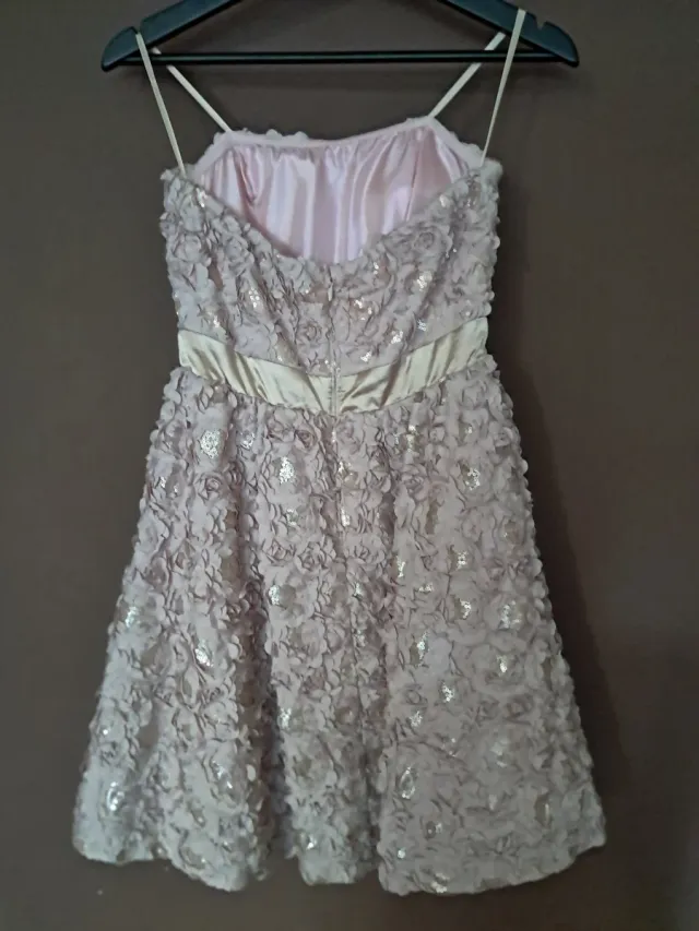 Vestido fiesta lentejuelas T38