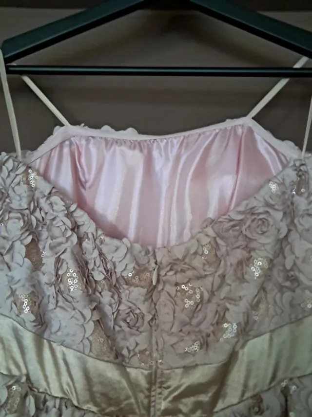 Vestido fiesta lentejuelas T38