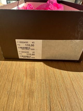 Zapatos tacón camilas T. 40