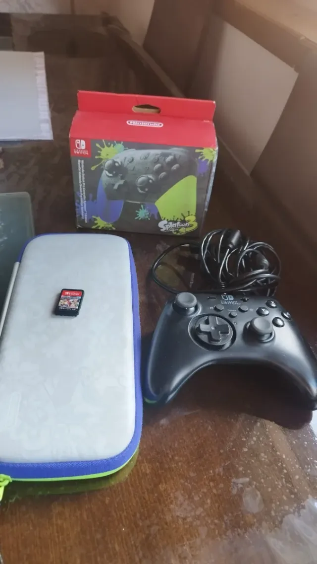 Nintendo Switch OLED Splatoon 3 + MK8