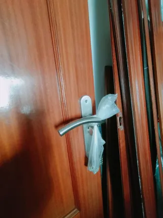 Puerta de madera maciza interior