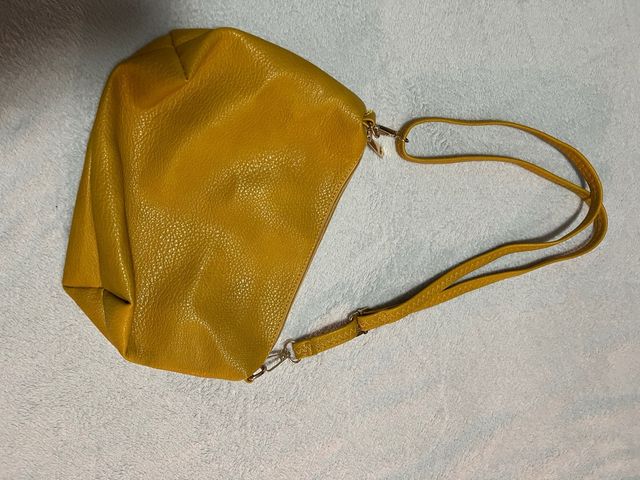 Bolso amarillo mostaza