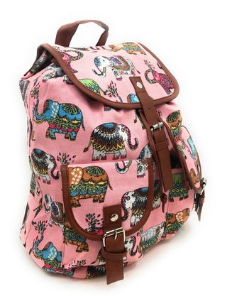 Bolso estampado elefantes multicolor