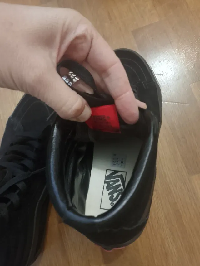 Vans  unisex Talla 40.5 Negras