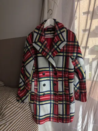 Cappotto donna Desigual quadri tg 36