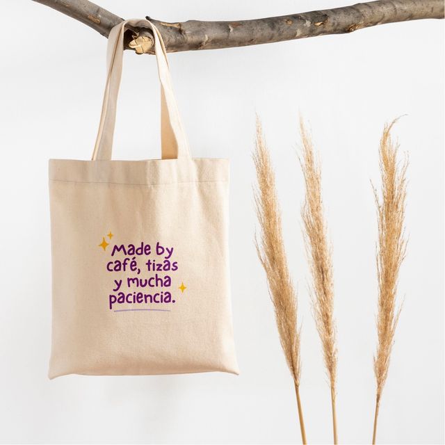 Bolso de tela para maestra