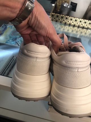 Zapatillas Hogan Beige y Rosa Talla 38