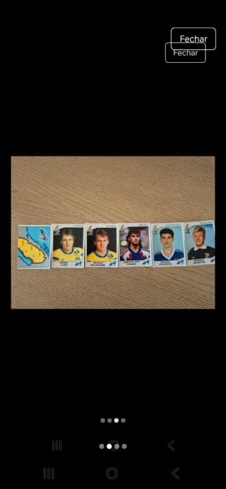 Panini Euro 92 Suécia