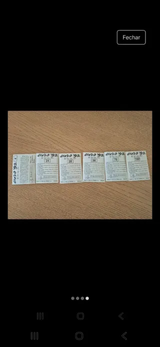 Panini Euro 92 Suécia