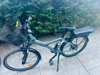 Bicicleta Eléctrica BTWIN Gris