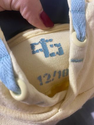 Sudadera Gocco Amarilla Niño/Niña 12 - 18 meses