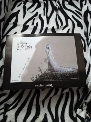 Lámina La Novia Cadáver Tim Burton