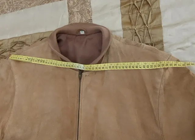 Cazadora de piel caballero marrón claro