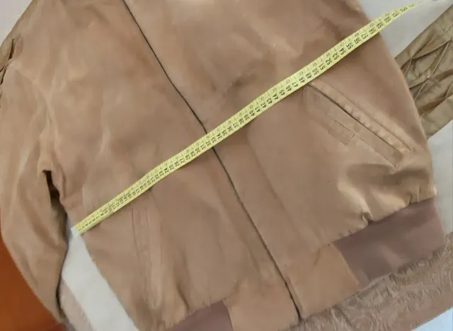 Cazadora de piel caballero marrón claro