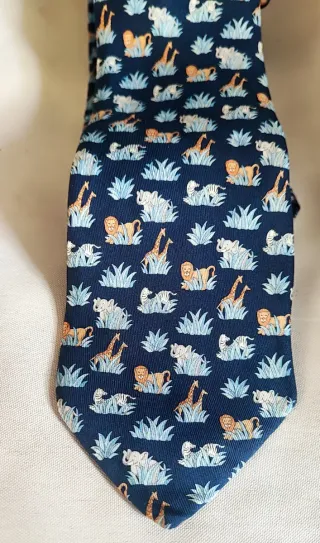 Cravatta Salvatore Ferragamo Fantasia Animali