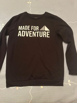 Sudadera negra Made for Adventure niño