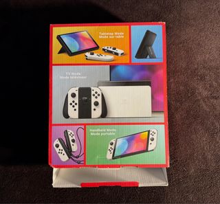 Nintendo Switch OLED Blanca + 2 juegos (Animal Cro
