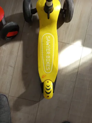 Patinete Sawyer Bikes infantil 3 ruedas