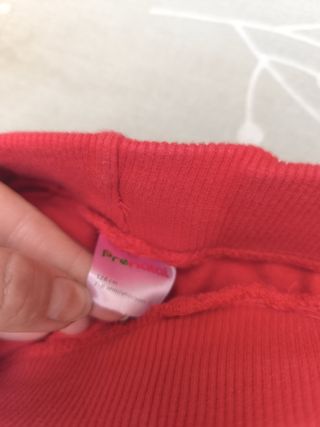 Pantaloni tuta rossi New York